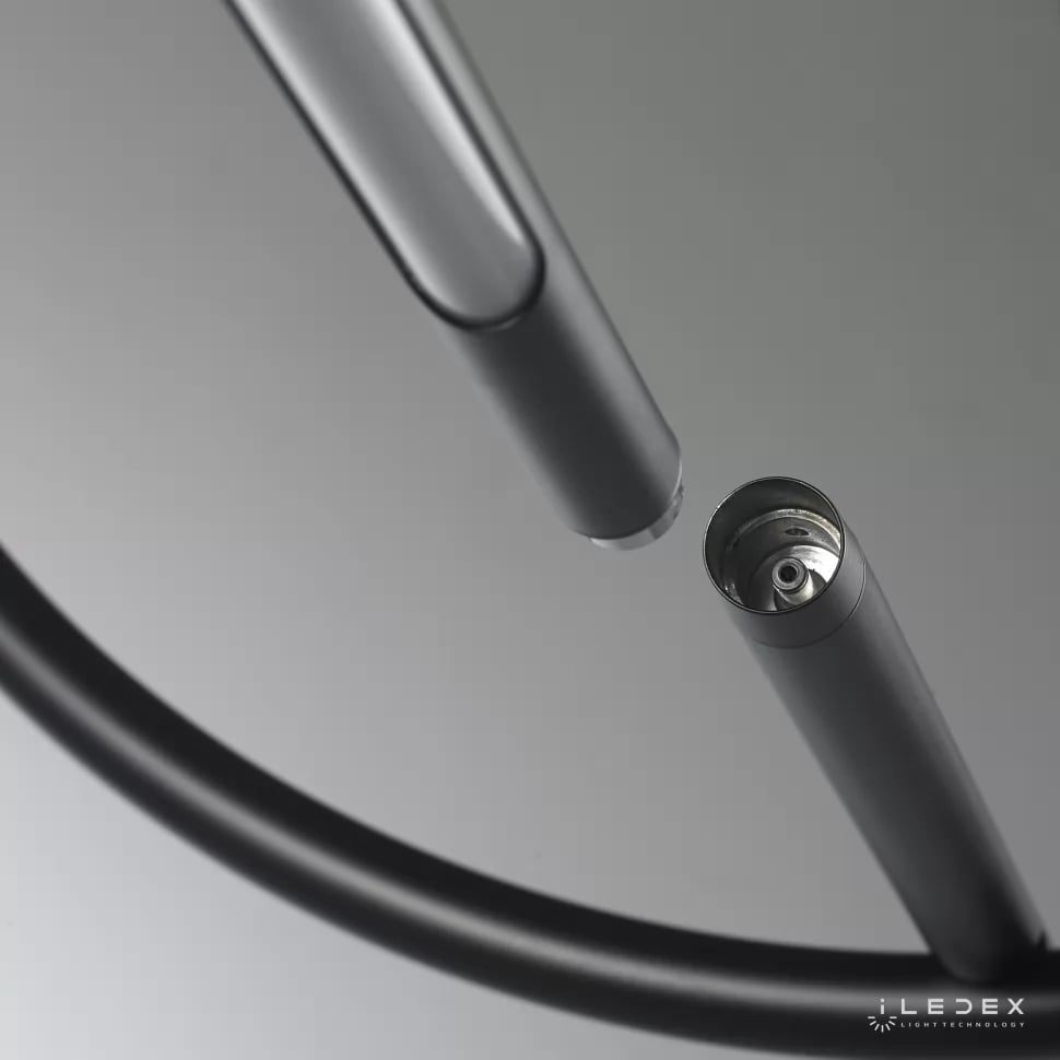 Подвесной светодиодный светильник iLedex Zoom 8075P/S-18W-3000K MBK-WH УЦ в #REGION_NAME_DECLINE_PP#