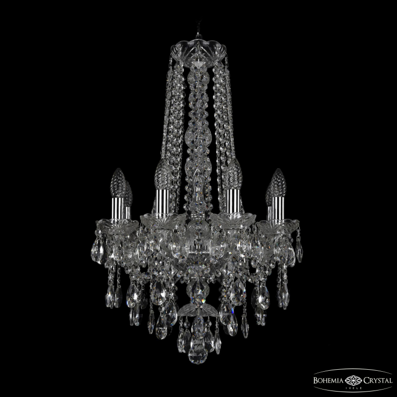 Подвесная люстра Bohemia Ivele Crystal 1415/8/141/h-69 Ni в Санкт-Петербурге