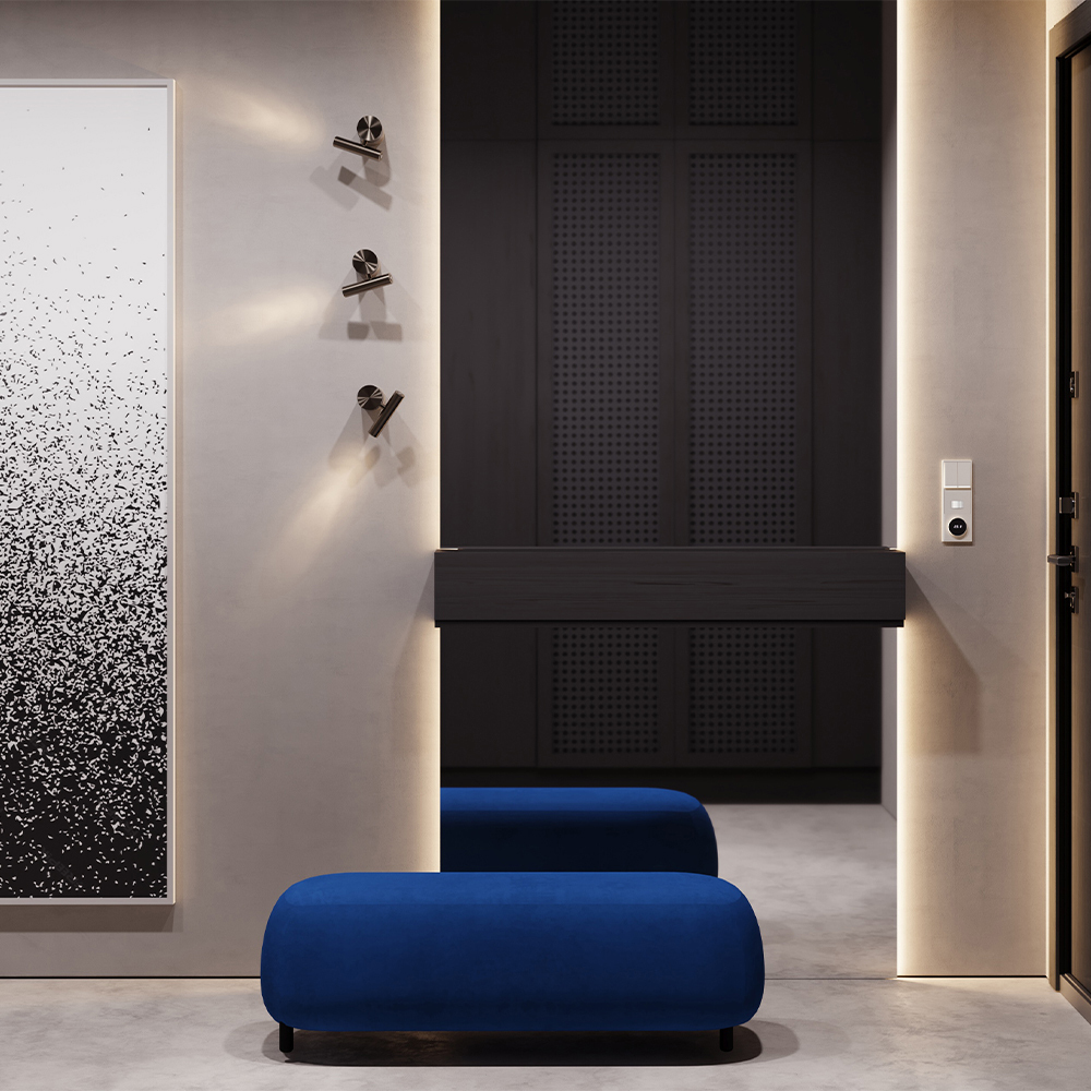 Накладка для светорегулятора поворотно-нажимного Voltum S70 (хлопок) VLS002013 в #REGION_NAME_DECLINE_PP#