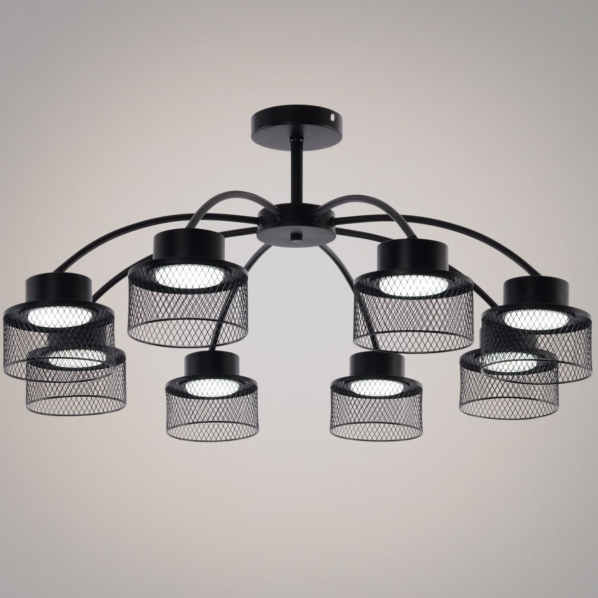 Люстра на штанге Reluce 68010-0.3-08 BK в #REGION_NAME_DECLINE_PP#