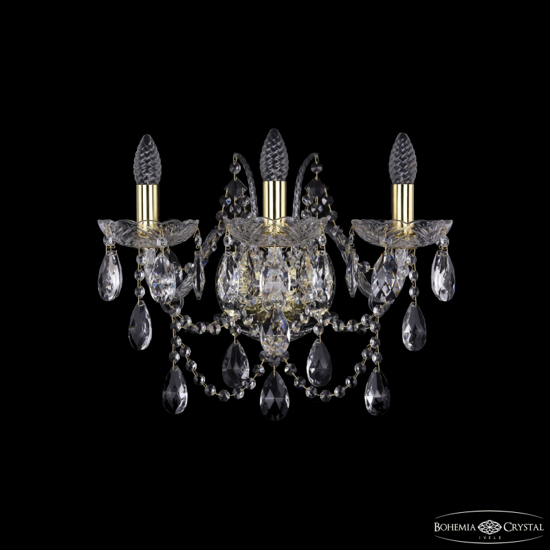 Бра Bohemia Ivele Crystal 1411B/3/160/XL G в Санкт-Петербурге