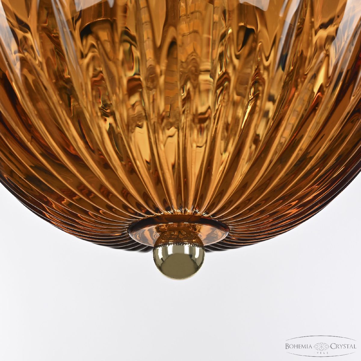 Подвесной светильник Bohemia Ivele Crystal 5480/17 G Amber/M-1G в Санкт-Петербурге