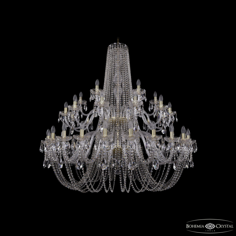 Подвесная люстра Bohemia Ivele Crystal 1402/24+12+6/530/2d G в Санкт-Петербурге