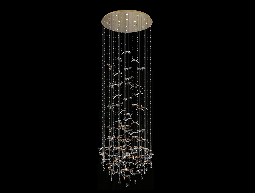 Подвесная люстра Newport 8220/300 С gold polished М0071219 в Санкт-Петербурге