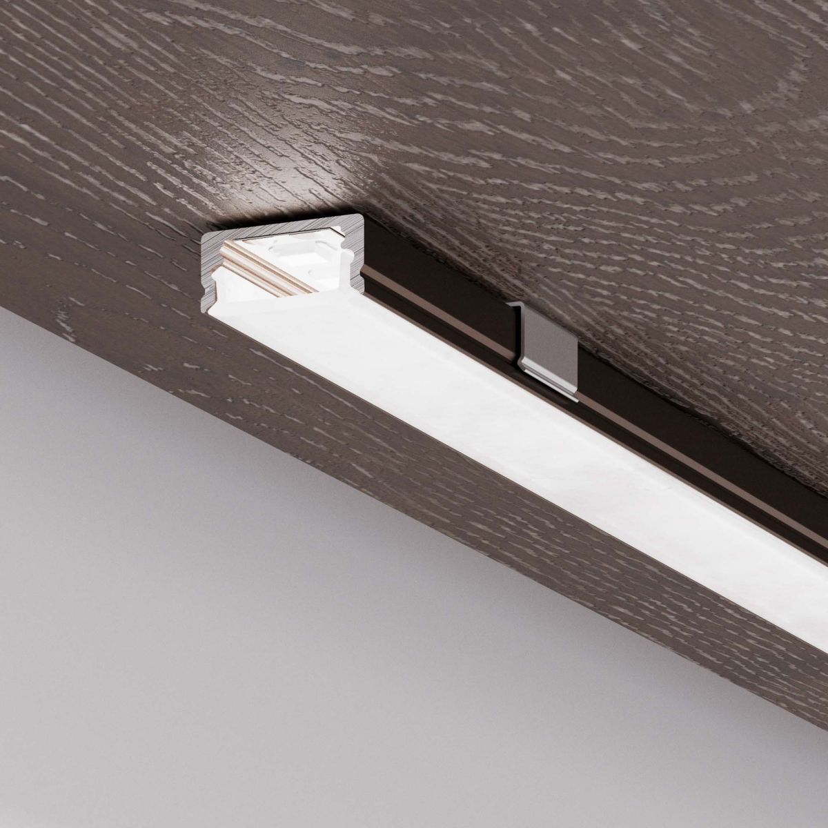 Профиль Arlight LINE-1708-2000 ANOD BROWN DEEP (Алюминий) 065801 в Санкт-Петербурге