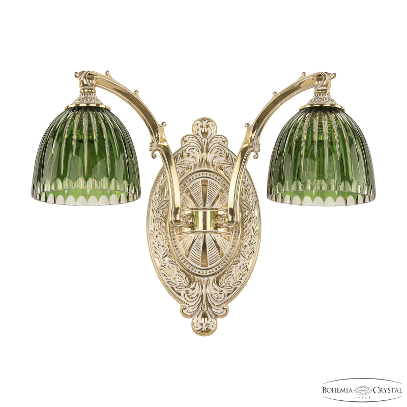 Бра Bohemia Ivele Crystal Verona 7211B12/2/210 GW P1 D Clear-Green/H-1K в Санкт-Петербурге