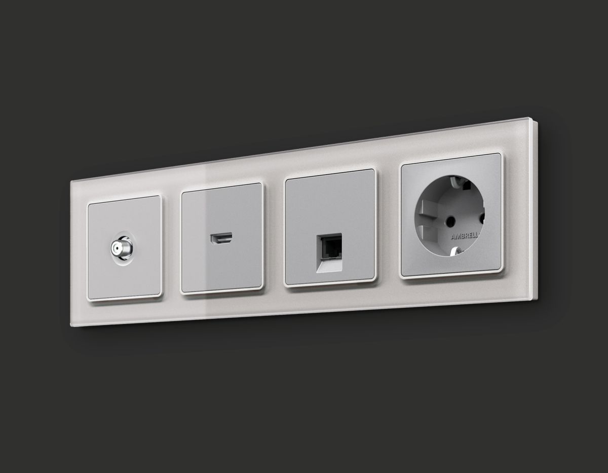 Комплект механизма TV розетки SAT 5-2400MHz 3.5dB Alfa Серебро глянец Quant Ambrella Volt MA413050 (AP4130, VM215) в #REGION_NAME_DECLINE_PP#