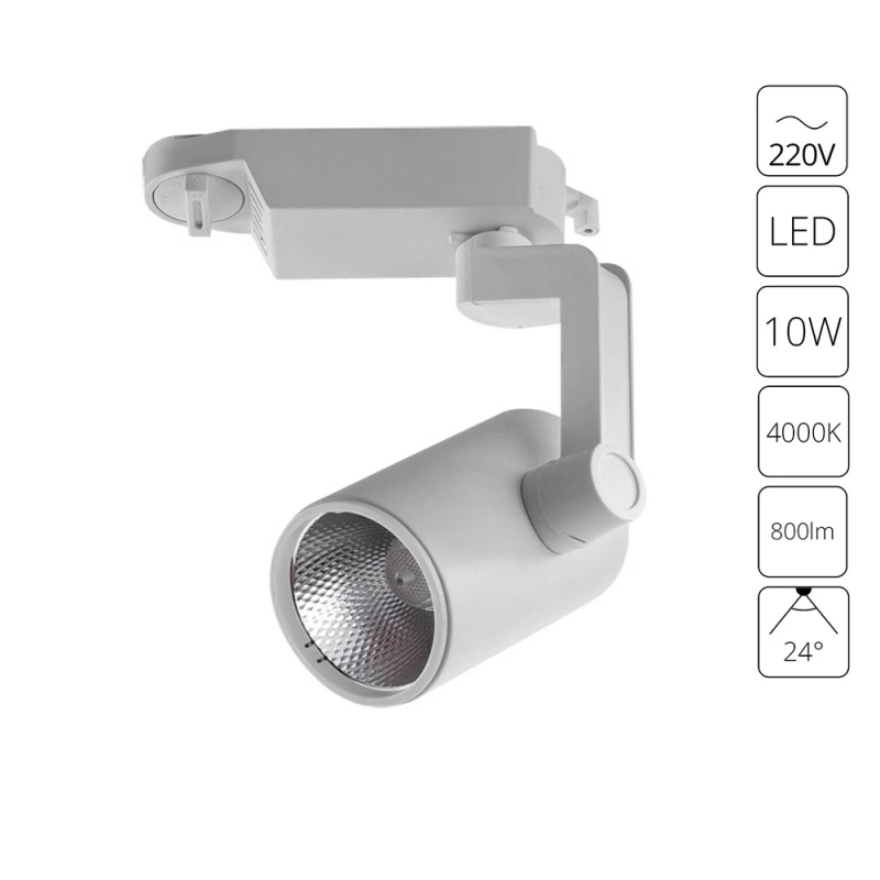 Трековый светодиодный светильник Arte Lamp Traccia A2310PL-1WH в Санкт-Петербурге