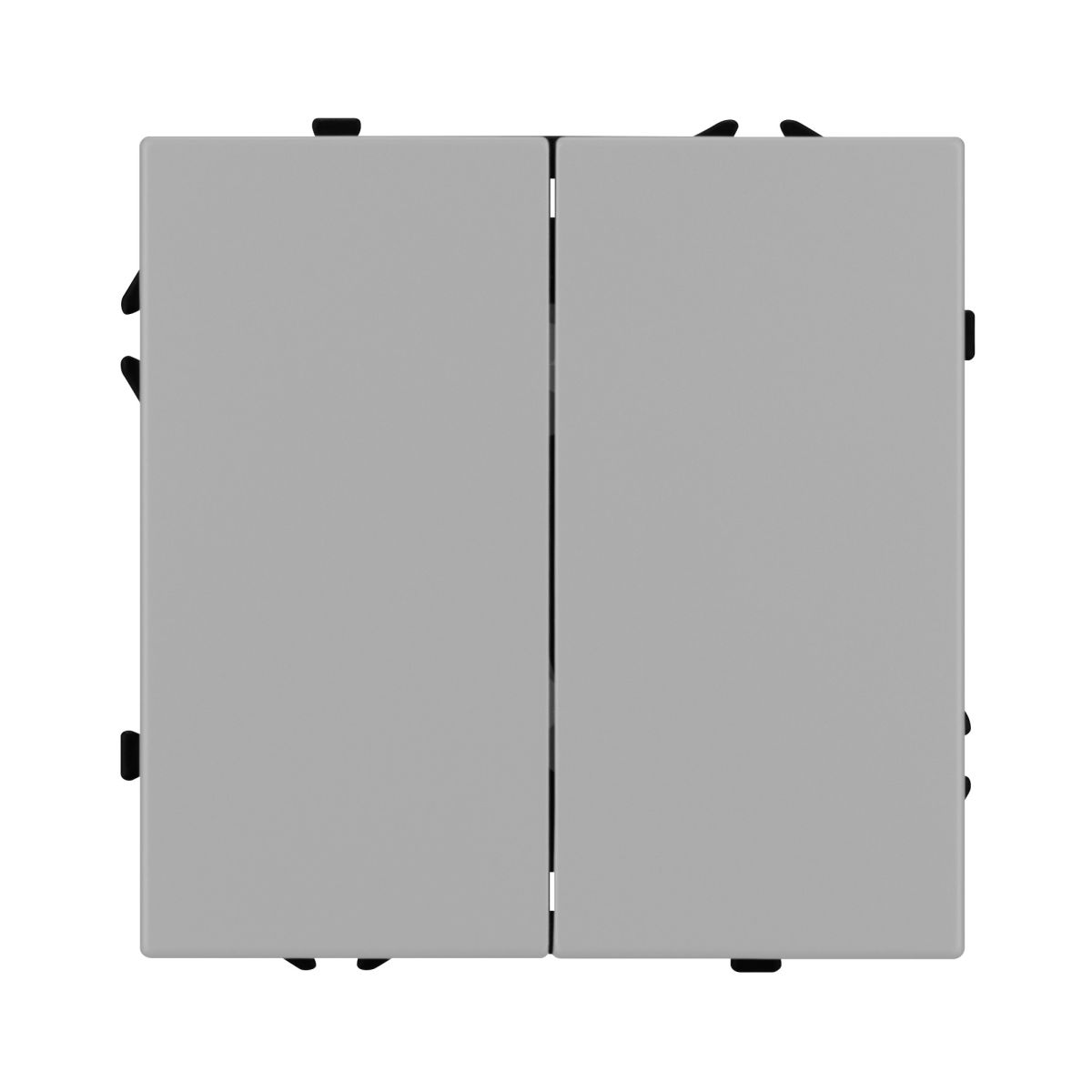 Механизм выключателя двухклавишный перекрёстный Arlight SWT-NOBE-MKX2-SFPL-IS (230V, 10A) (Никель) 061794 в Санкт-Петербурге
