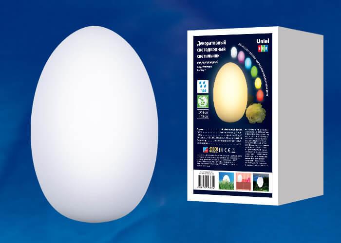 Уличный светодиодный светильник (UL-00003302) Uniel ULG-R003 019/RGB IP54 Egg в Санкт-Петербурге