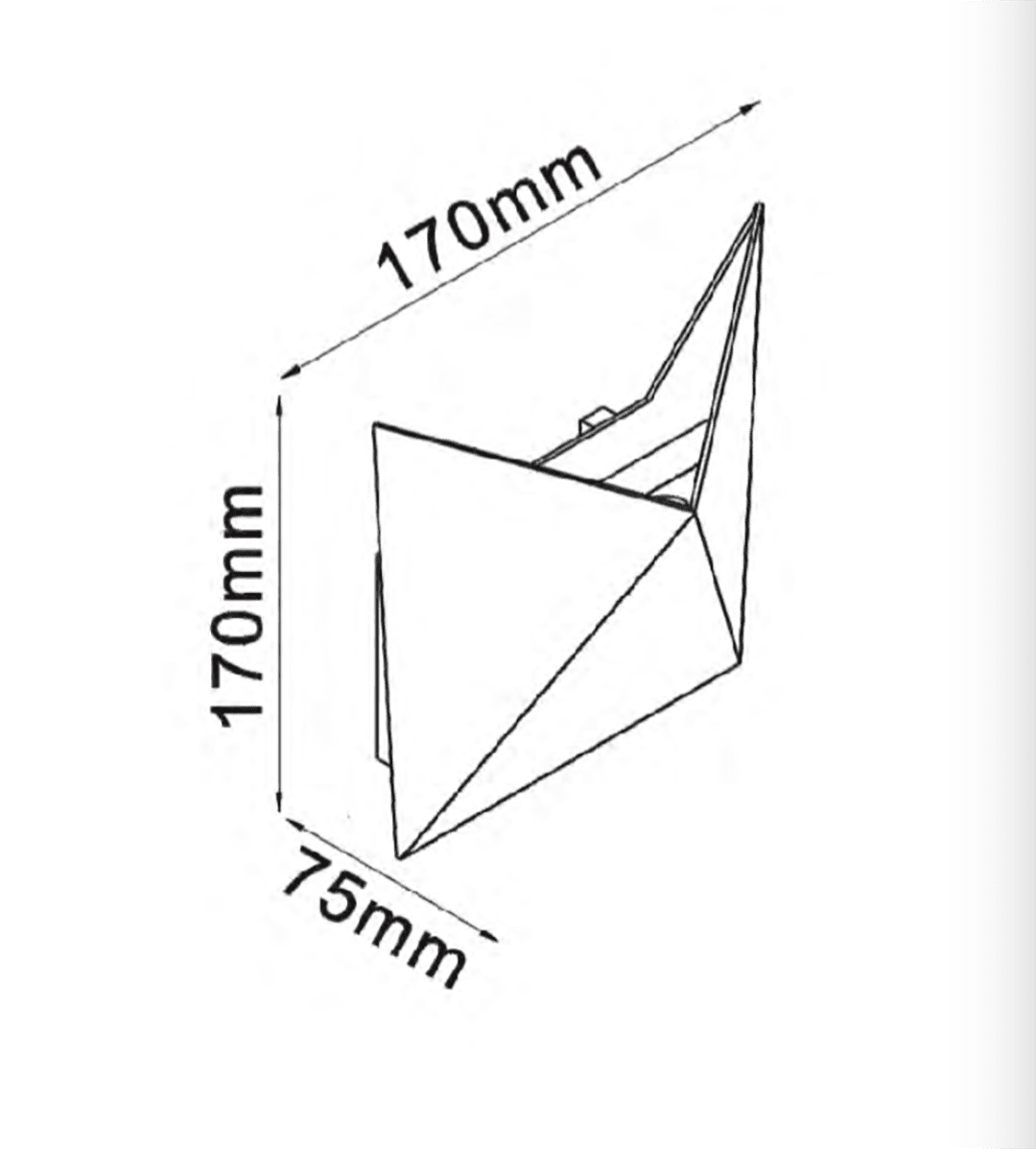 Уличный настенный светильник DesignLed GW-A816-7-BL-NW 003196 в Санкт-Петербурге