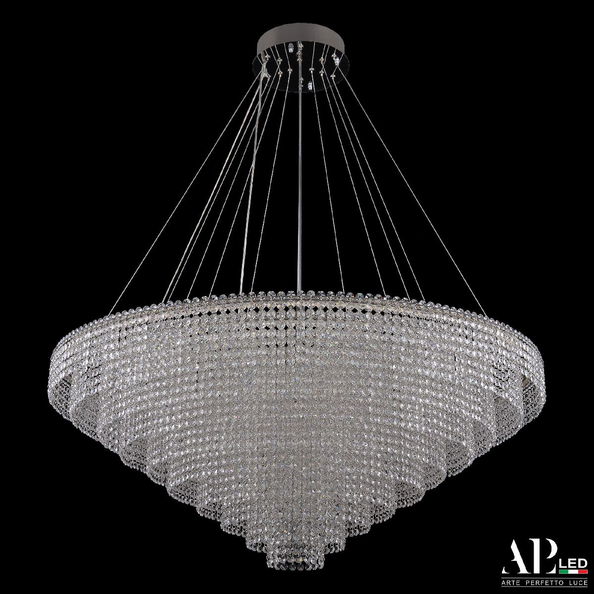 Каскадная люстра Arte Perfetto Luce Sicilia SH13.100.C.Ni.4000 в Санкт-Петербурге