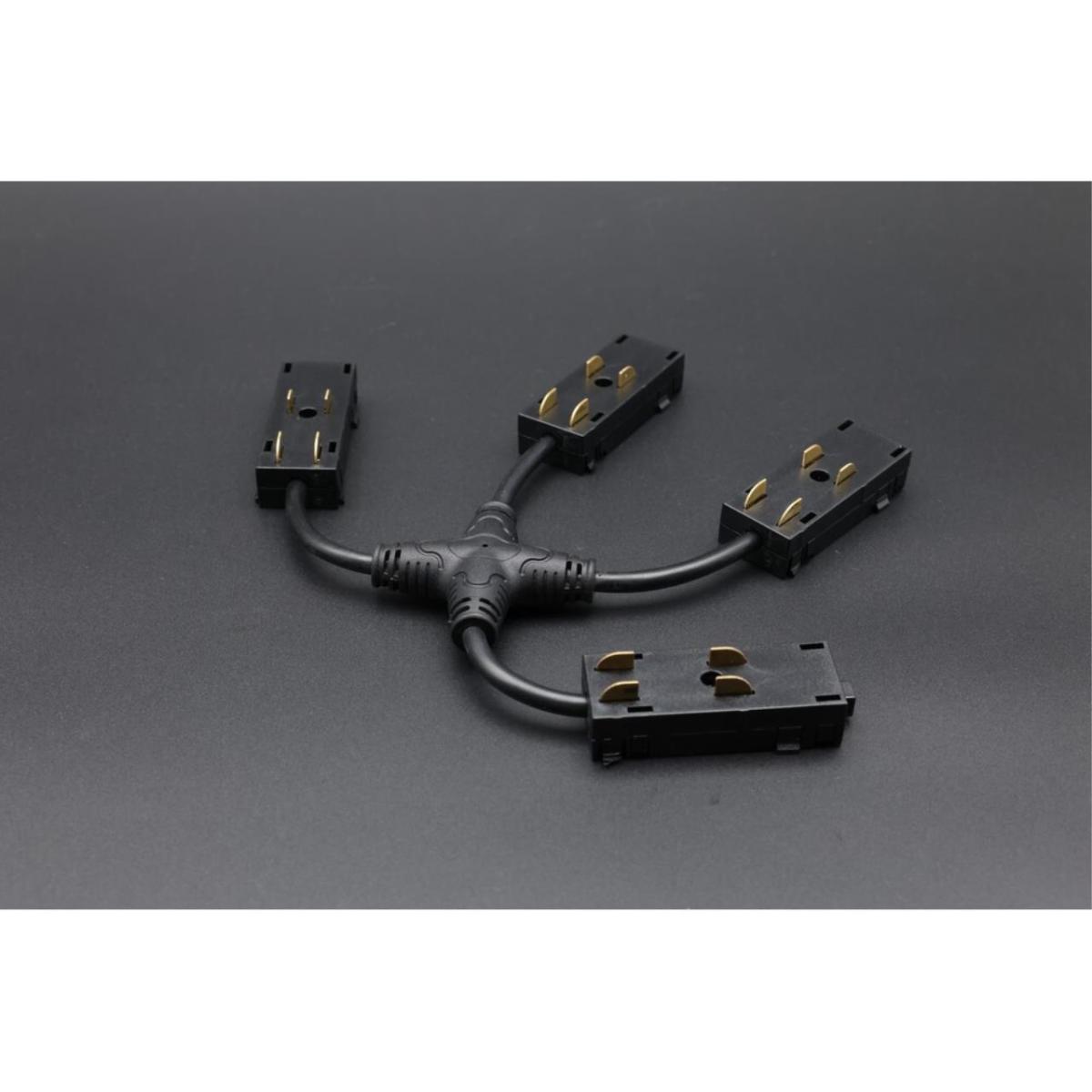 Коннектор питания Х-образный Aployt Magnetic track 220 APL.0280.00.05 в Санкт-Петербурге