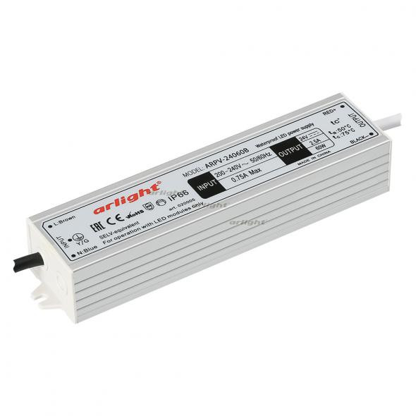 Блок питания Arlight ARPV-24060-B (24V, 2.5A, 60W) 020005 в #REGION_NAME_DECLINE_PP#
