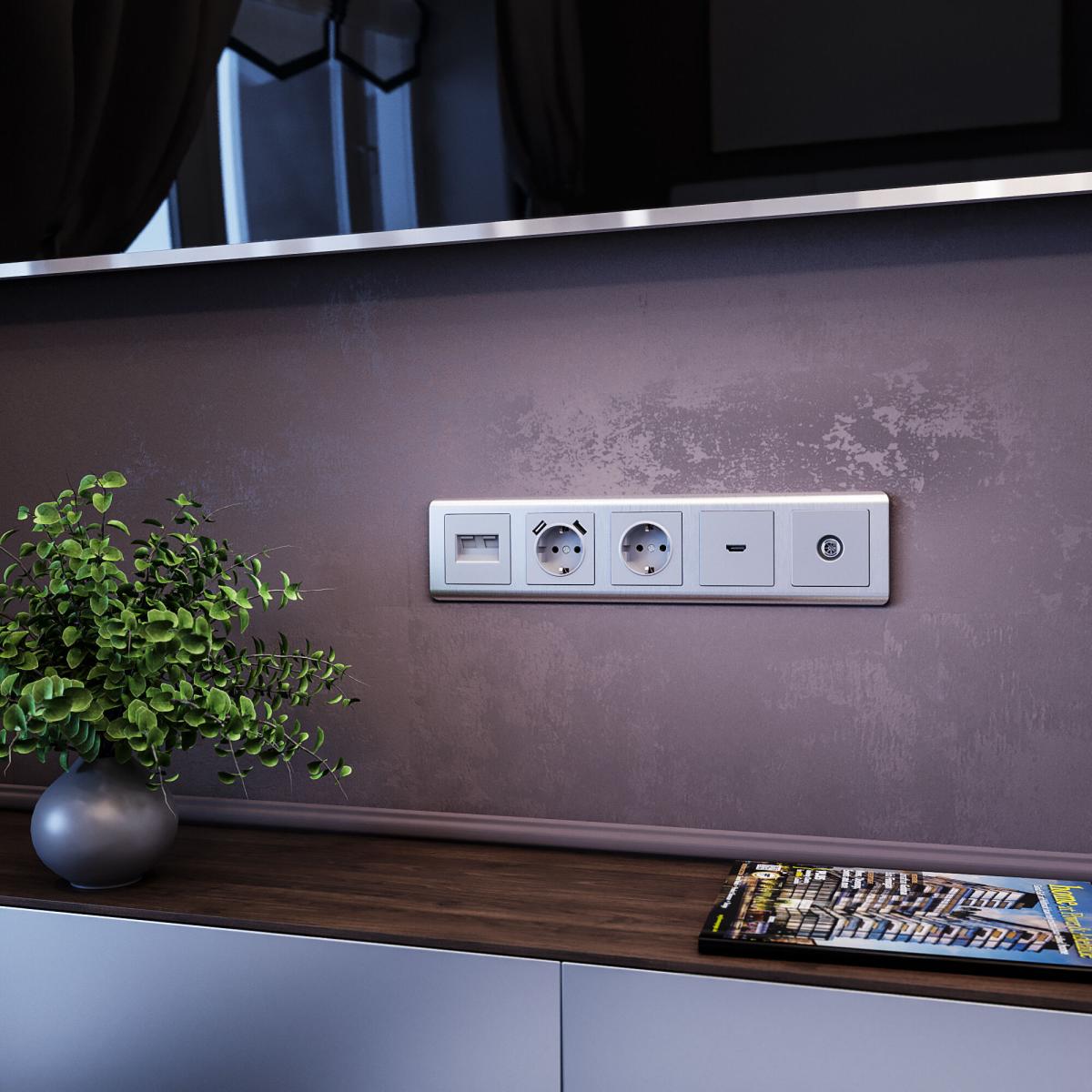 ТВ-розетка оконечная Werkel W1183006 4690389164873 a050888 в Санкт-Петербурге