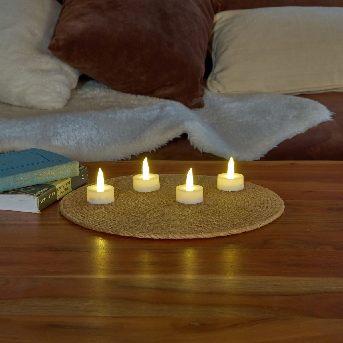 Набор свечей светодиодных Uniel ULD-F070 WARM WHITE TEACANDLE SET4 UL-00008592 в #REGION_NAME_DECLINE_PP#