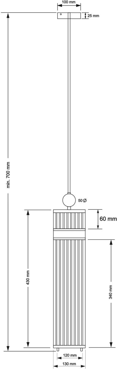 Подвесной светильник Kutek Loretto LOR-ZW-2(P)120/R в Санкт-Петербурге