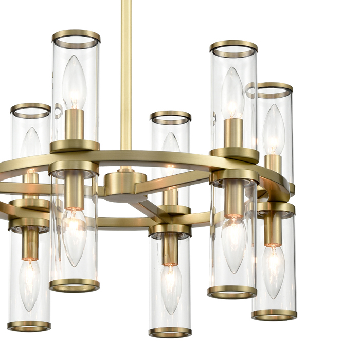 Люстра на штанге Delight Collection MD2061-12B br.brass в Санкт-Петербурге