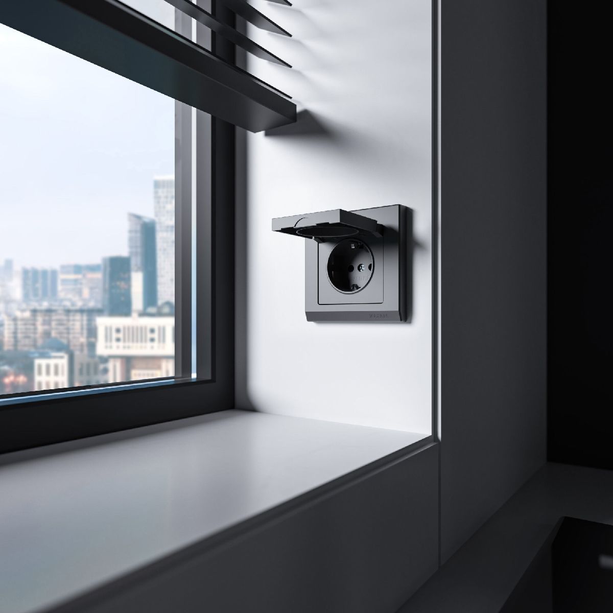 Розетка с защитной крышкой Werkel 4690389213182 W1171264 a069592 в Санкт-Петербурге