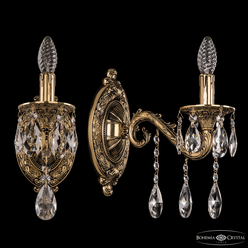Бра Bohemia Ivele Crystal Florence 7102B10/1/175 A GB в Санкт-Петербурге