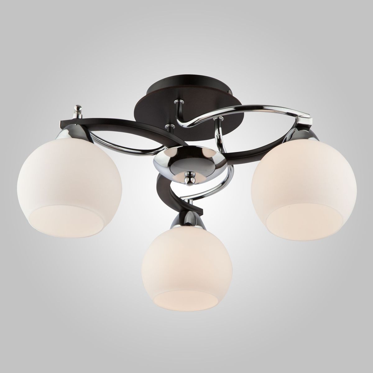 Потолочный светильник Eurosvet 9654/3 хром/черный 00000065862 в Санкт-Петербурге