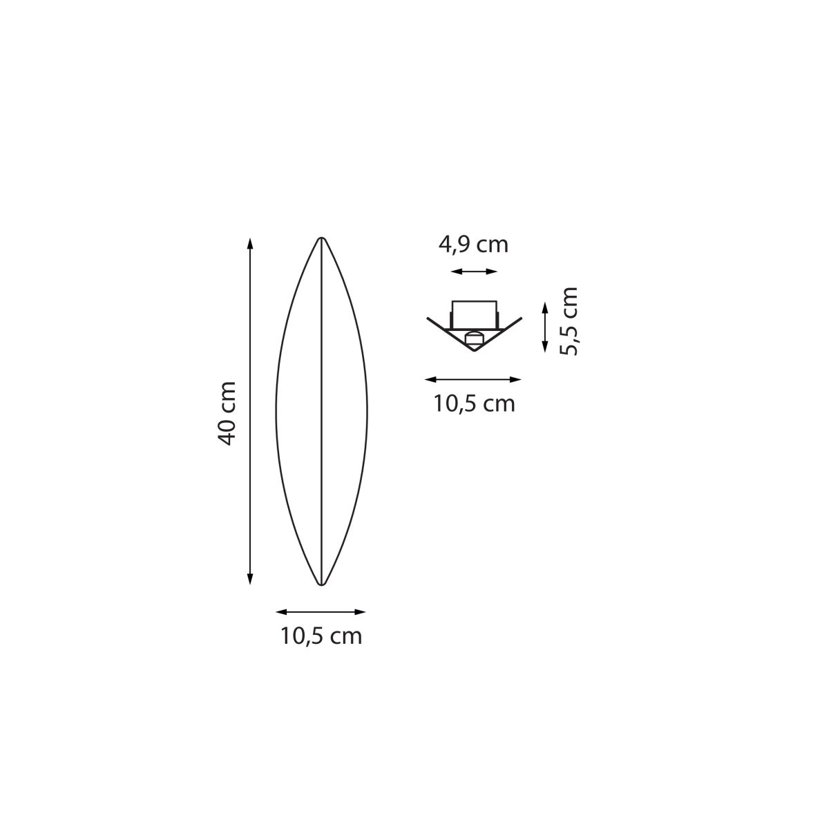 Настенный светильник Lightstar Muro Foglia 808674 в Санкт-Петербурге