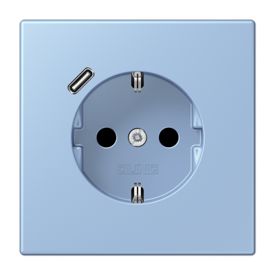Розетка 2K+З USB Typ C Jung LC1520-18C207 в Санкт-Петербурге