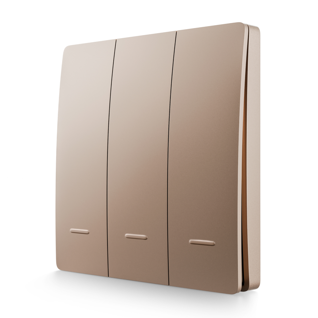 Выключатель кинетический 3кл., IP44, 2,4 ГГц, Smart, беж. Apeyron 04-77 в Санкт-Петербурге