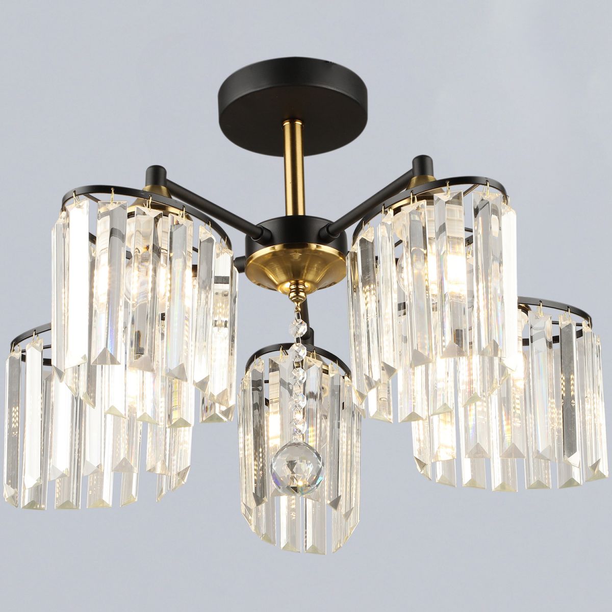 Люстра на штанге Reluce 63660-0.3-05 BK+COP в Санкт-Петербурге