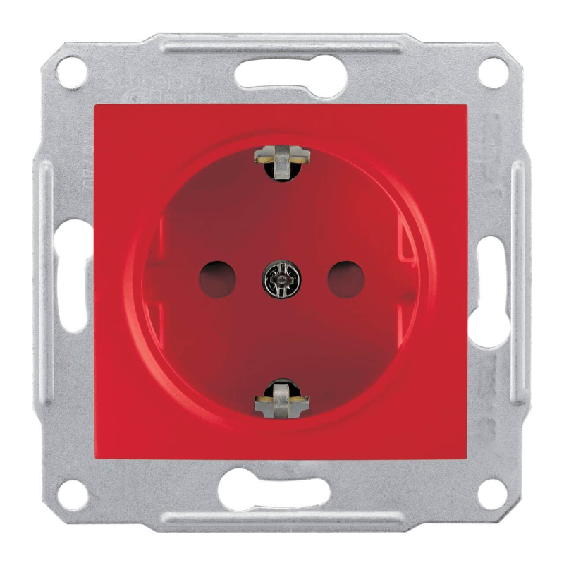 Розетка Schneider Electric Sedna с/з со шторками 16A 250V SDN3000341 в Санкт-Петербурге