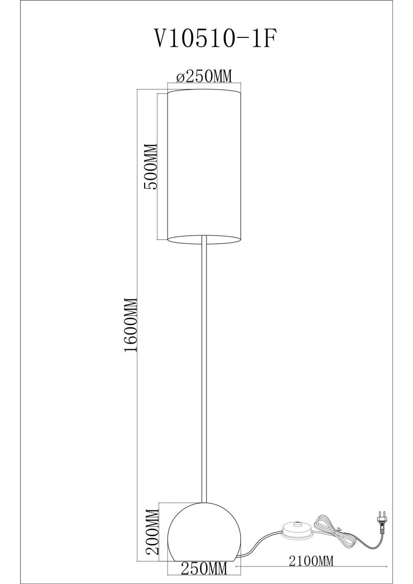 Торшер Moderli Flint V11590-1F в Санкт-Петербурге