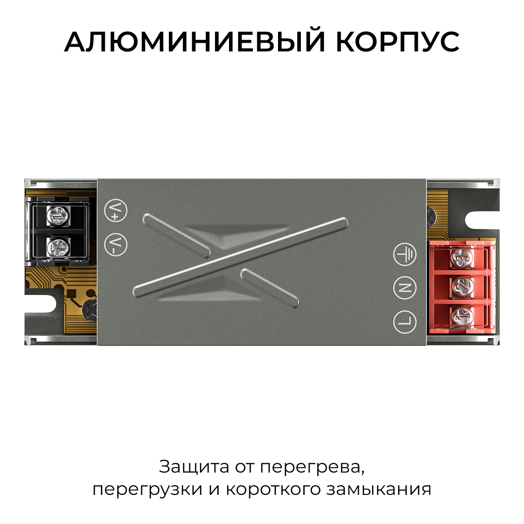 Блок питания Apeyron 12В 15Вт 186-264В 125А IP20 03-250 в Санкт-Петербурге