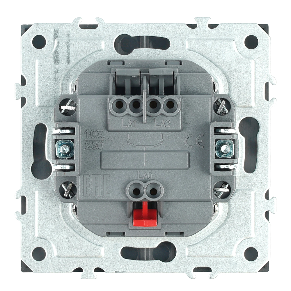 Выключатель 2-клавишный (механизм) СЗК Stekker Эмили 250В 10АRSW10-5104-10ZK платиново-серый soft touch 50239 в Санкт-Петербурге