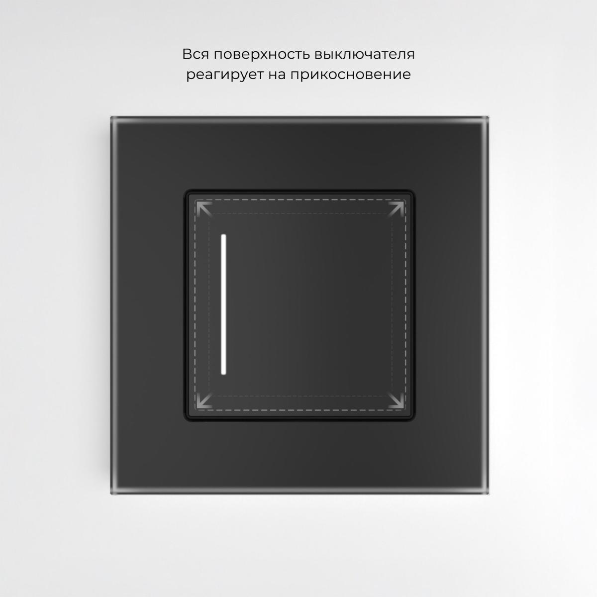 Умный сенсорный выключатель одноклавишный Werkel 4690389197918 W4513008 a064141 в Санкт-Петербурге
