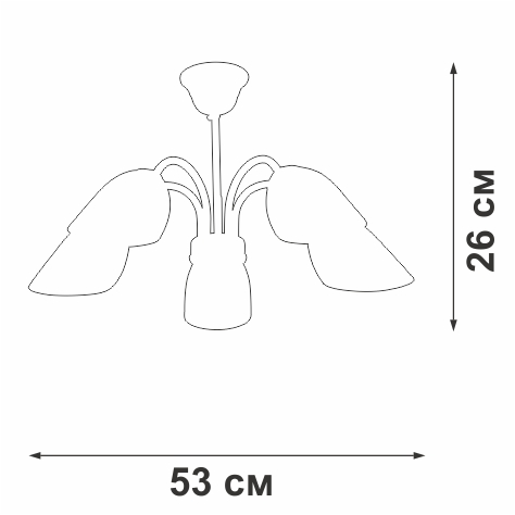 Потолочная люстра Vitaluce V3335-7/5PL в Санкт-Петербурге