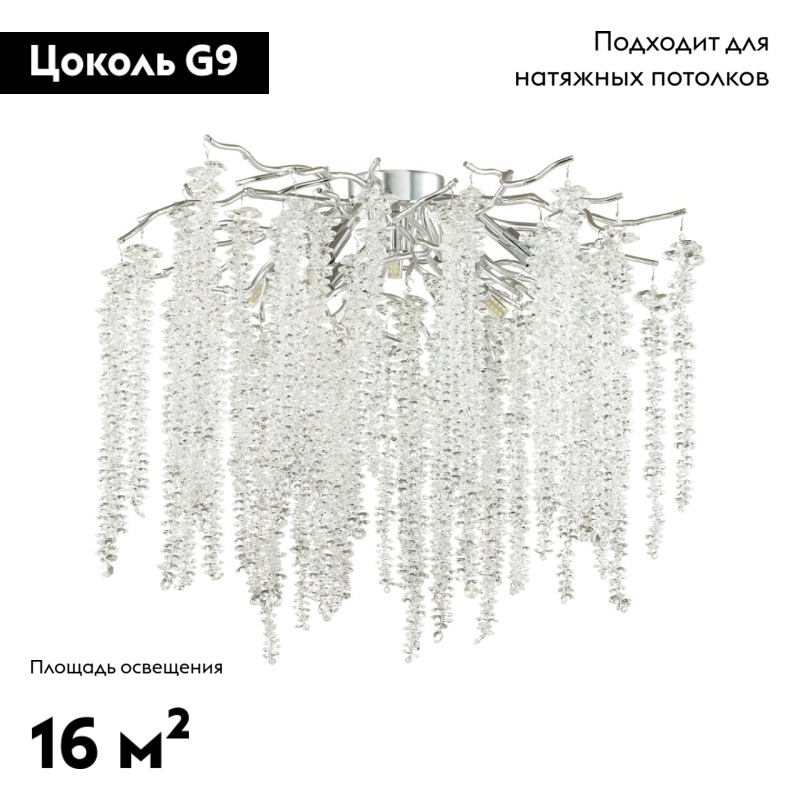Потолочная люстра Odeon Light Banche 5004/8C в Санкт-Петербурге