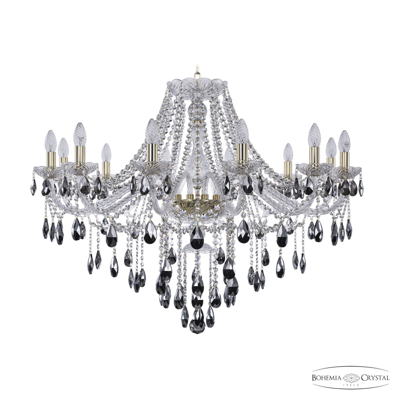 Подвесная люстра Bohemia Ivele Crystal 1415/12/360 G K781 в Санкт-Петербурге