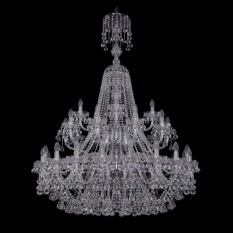 Подвесная люстра Bohemia Ivele 1409/20+10+5/400/XL-152/2d/Ni в Санкт-Петербурге