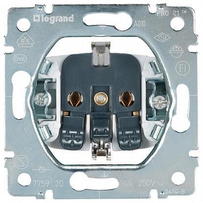 Розетка 2К+3 Legrand Galea Life 16A 250V с/з безвинтовой зажим 775920 в Санкт-Петербурге