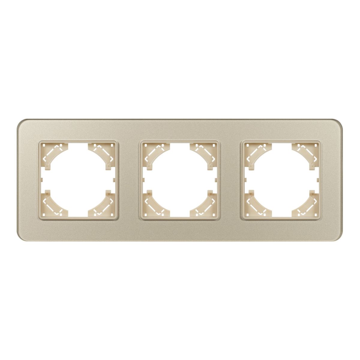Рамка на 3 поста стеклянная Arlight FRM-OMALI-GS-3-GD 049699 в Санкт-Петербурге