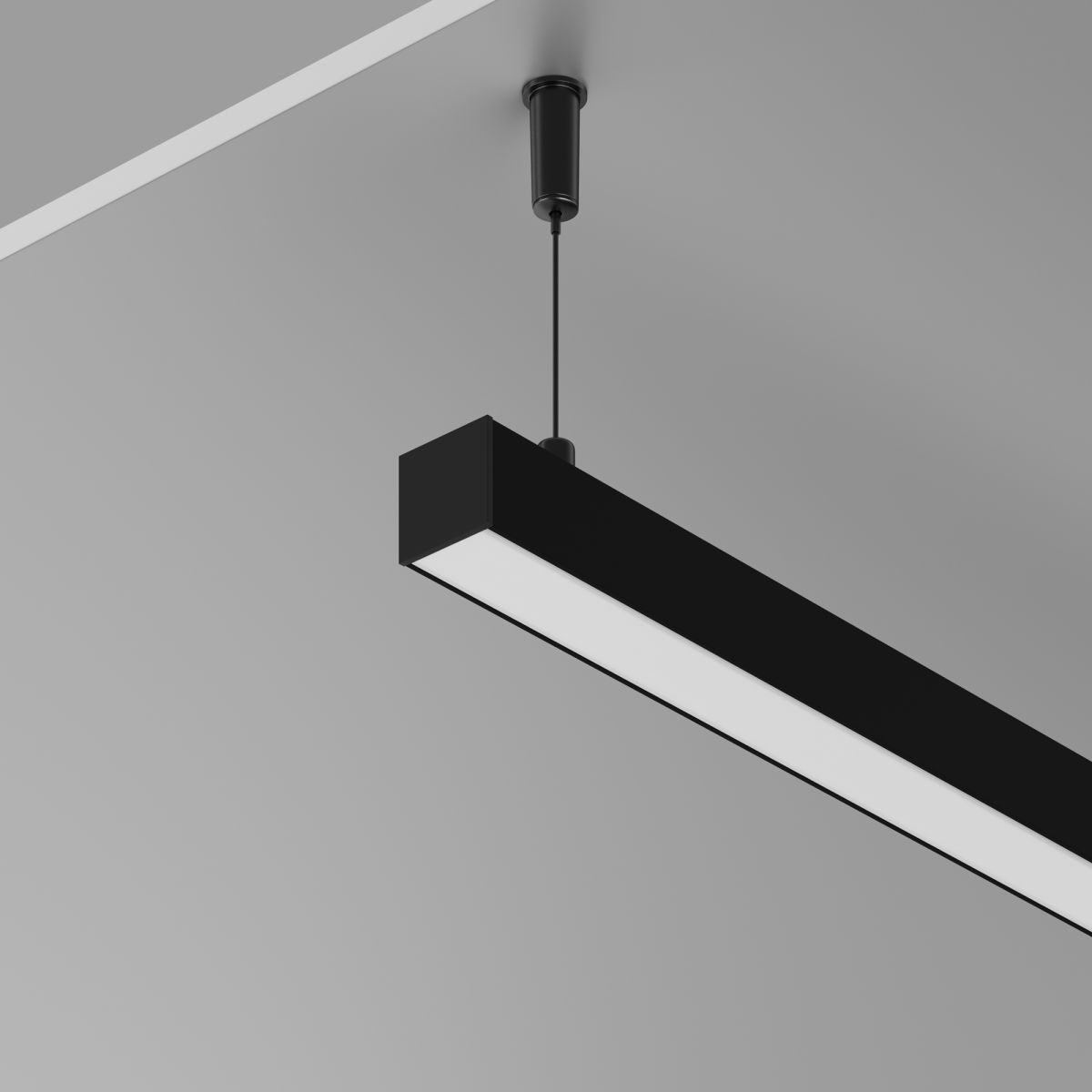 Алюминиевый профиль накладной-подвесной Maytoni Led Strip ALM-2522-B-2M 633013 в Санкт-Петербурге