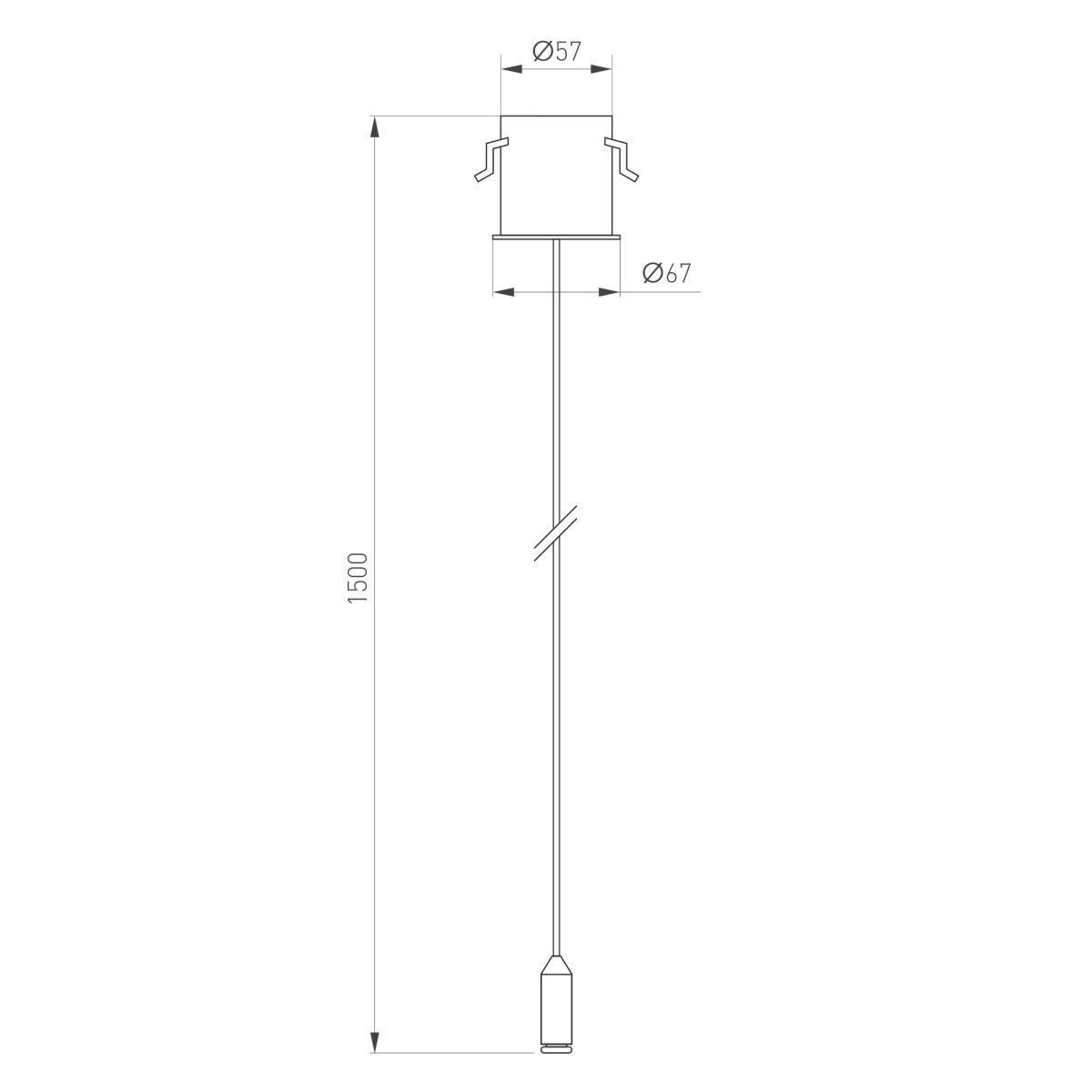 Потолочная чаша Arlight MAG-ORIENT-CANOPY-BUILT-L1500 (WH) (Металл) 062960 в Санкт-Петербурге