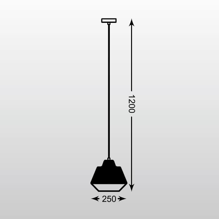 Подвесной светильник Zumaline Wire MD1712-1B-BLACK в Санкт-Петербурге