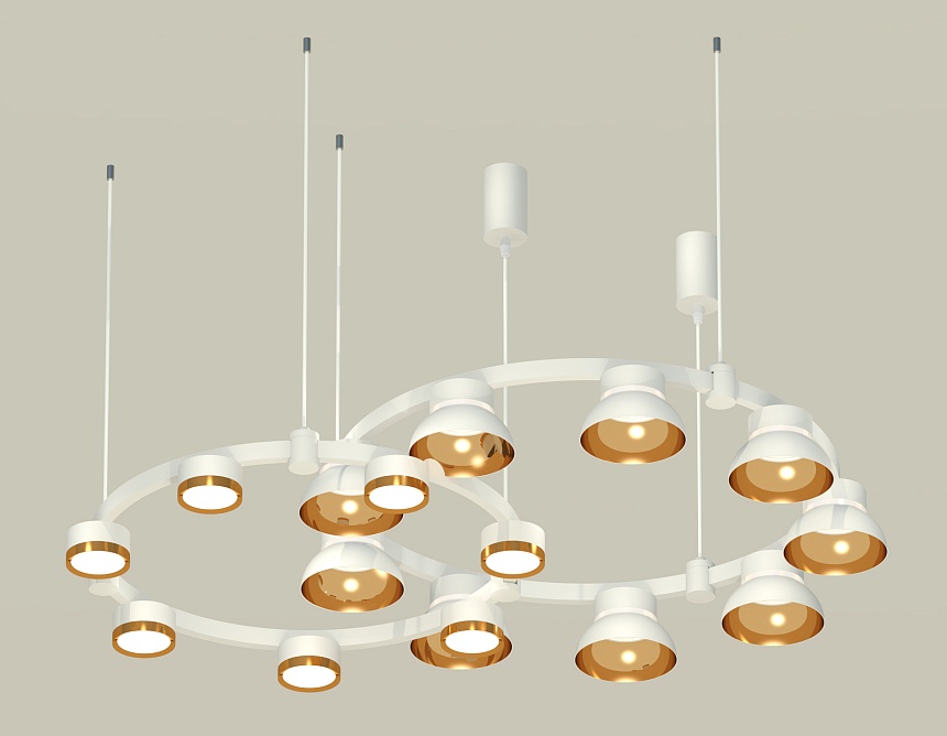 Комплект подвесного светильника Ambrella Light Techno Ring XR92081110 (A9208x2, C9241, C9236, N8144, N8124) в Санкт-Петербурге