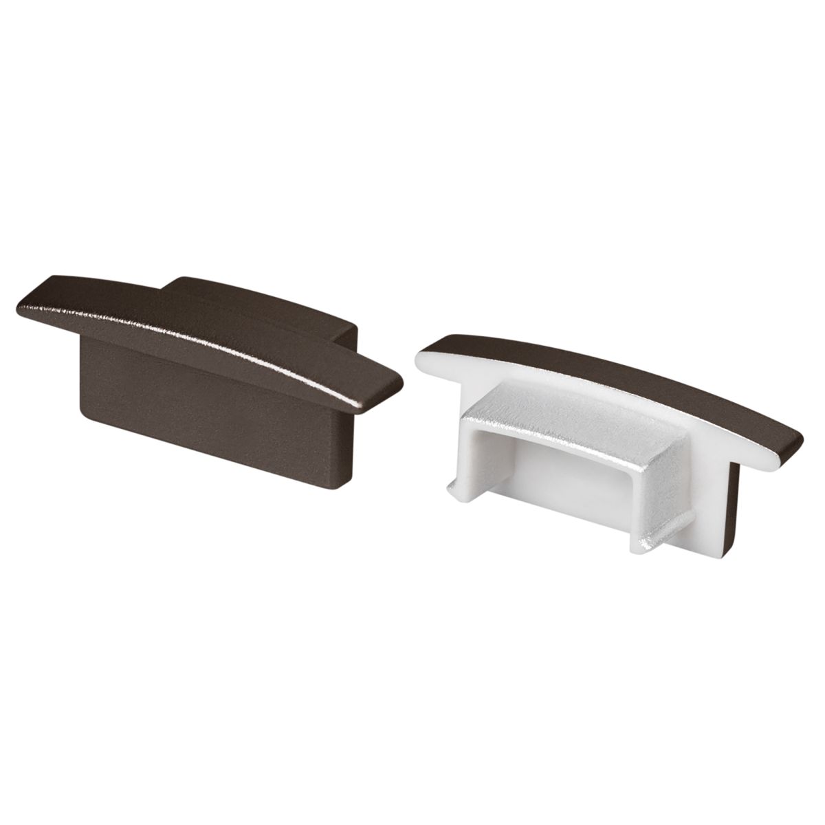 Заглушка Arlight LINE-2308-F BROWN DEEP глухая (Пластик) 066315 в Санкт-Петербурге