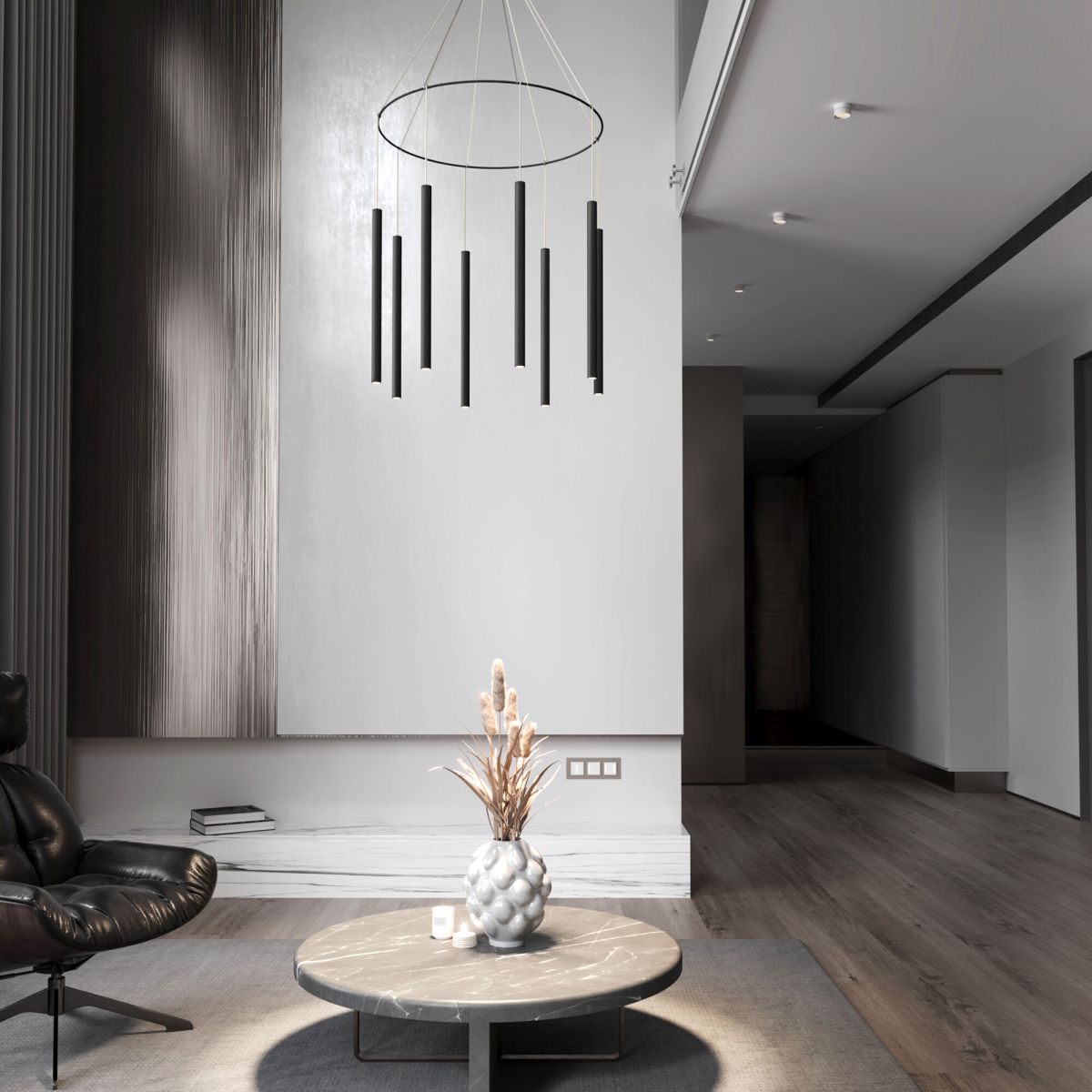 Подвесной светильник Eurosvet Pianto 301101 LED черный a071443 в Санкт-Петербурге