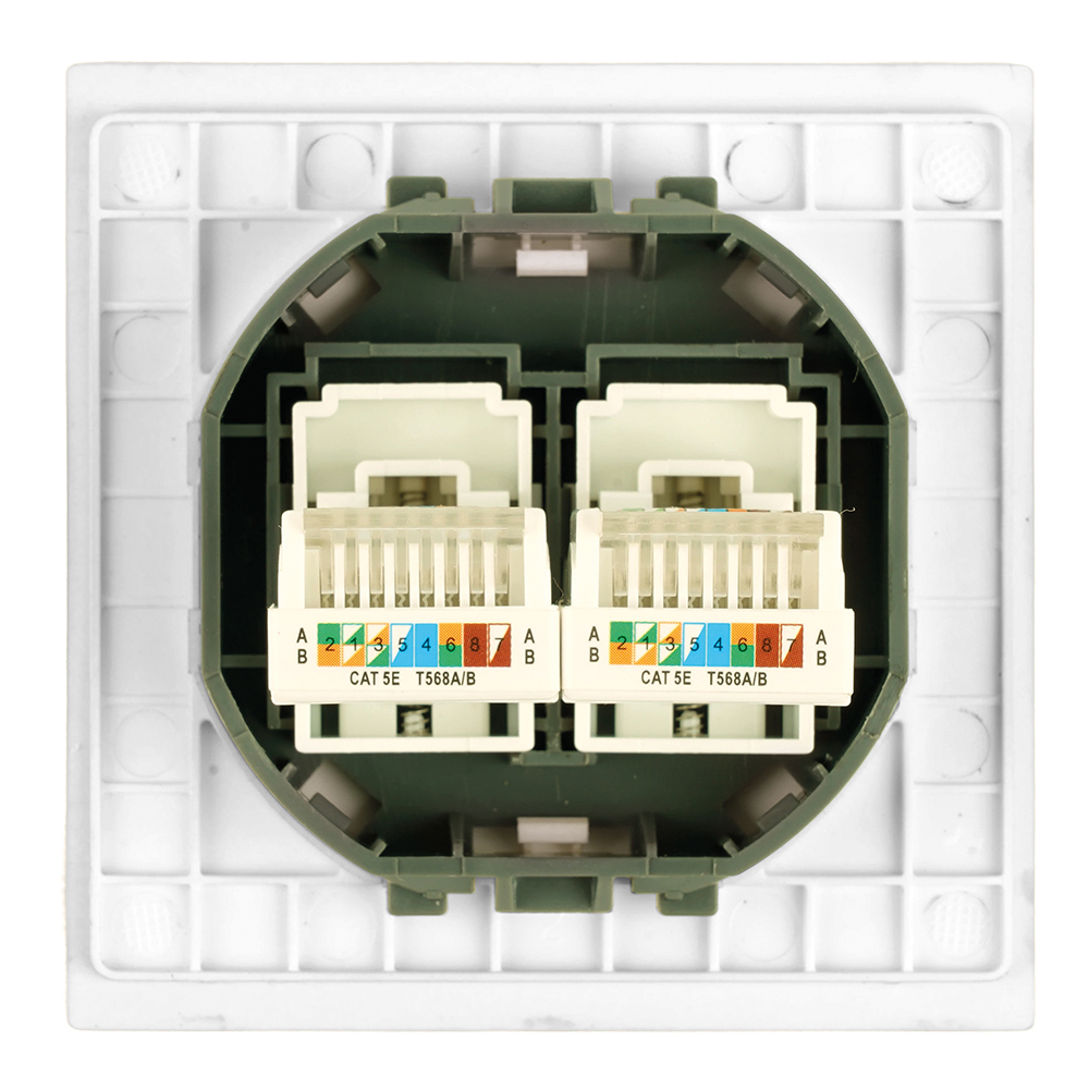 Розетка компьютерная 2-местная RJ-45 (механизм) Stekker Мия RST00-3111-01 50437 в #REGION_NAME_DECLINE_PP#