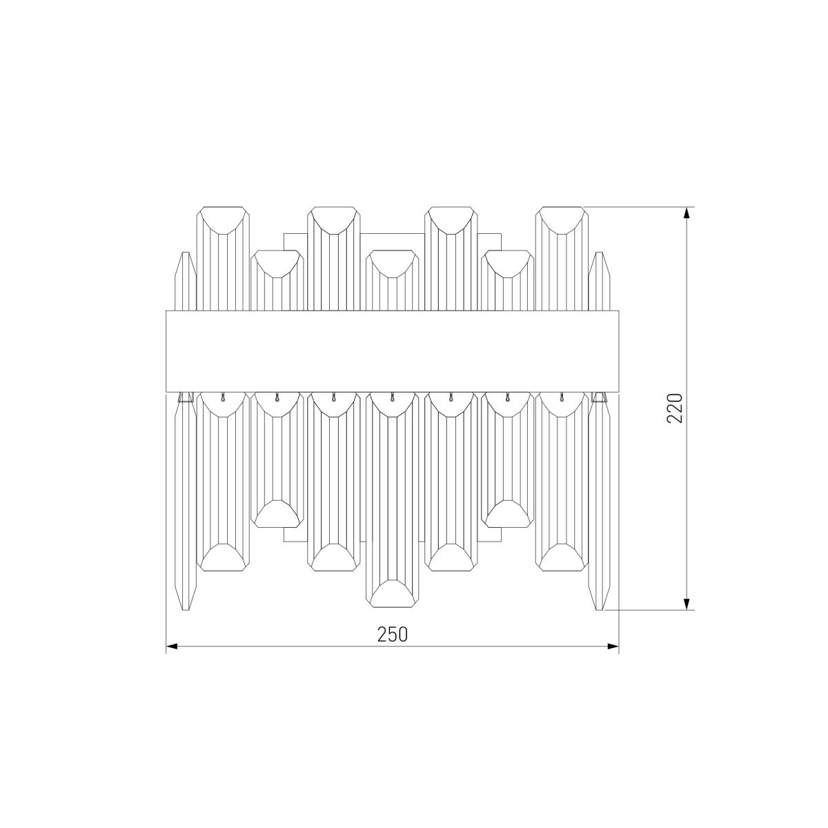 Настенный светильник Bogates Sparkle 418/1 a067819 в Санкт-Петербурге