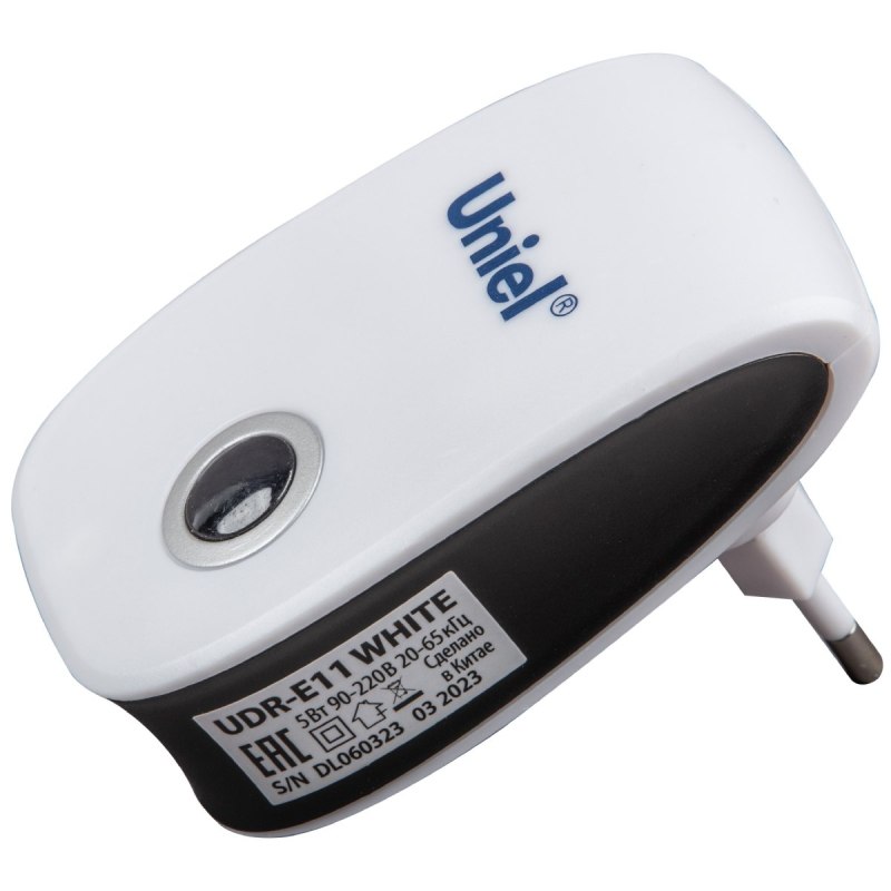 Ультразвуковой отпугиватель насекомых и грызунов (UL-00004562) Uniel UDR-E11 White в Санкт-Петербурге