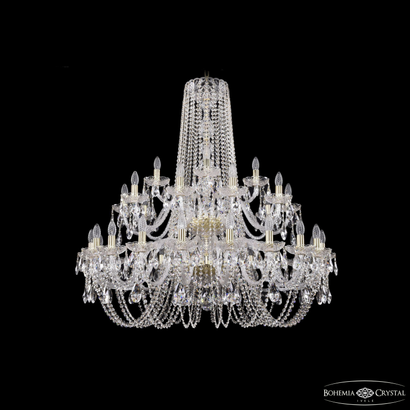 Подвесная люстра Bohemia Ivele Crystal 1402/20+10+5/400/2d G в Санкт-Петербурге